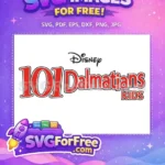 Free Red 101 Free Dalmatians Kids Movie Free SVG - Instant Download