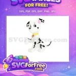 Free Happy Free Spotted Collar Dalmatians 101 Disney Free SVG 2 - Instant Download