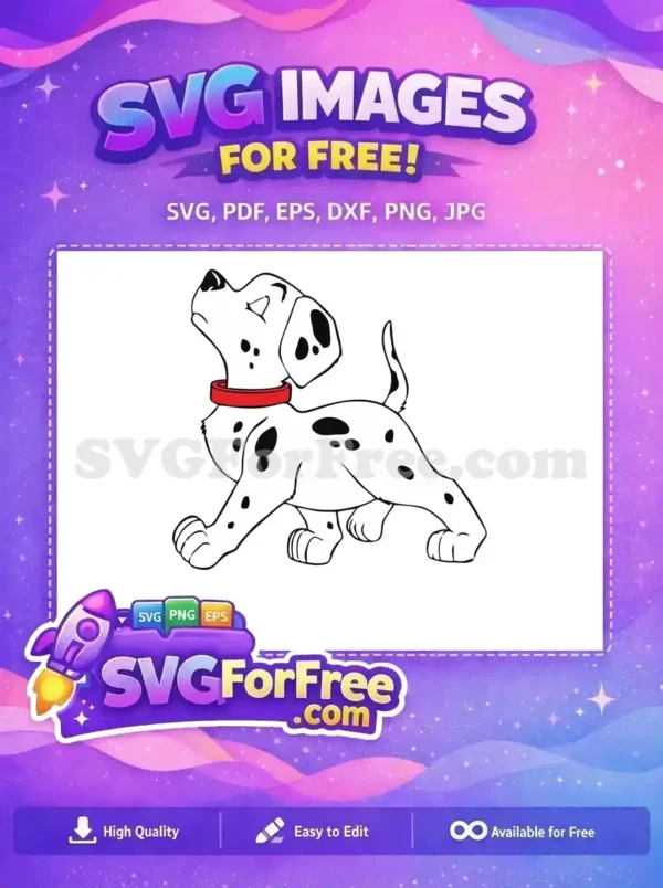 Free Red Collar Detail Free Puppy Gaze 101 Free SVG
