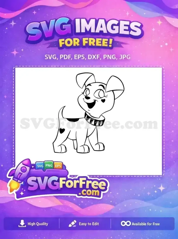 Free Smiling Free Spiked Dalmatians 101 Disney Free SVG Free Smiling Free Spiked Dalmatians 101 Disney Free SVG