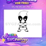 Free Black Mask Free Arms Crossed Deadpool Free SVG - Instant Download