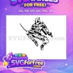 Free Leaping Deadpool Free Sword Gun Deadpool Cartoon Free SVG - Instant Download