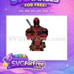 Free Crossed Arms Free Katana Deadpool Cartoon Free SVG - Instant Download