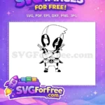 Free Crossed Arms Free Swords Deadpool Cartoon Free SVG 1 - Instant Download
