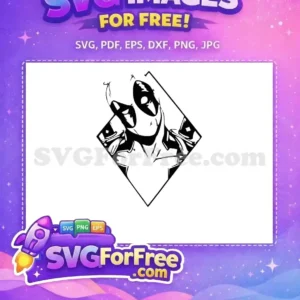 Free Black White Deadpool Free Katanas Comic Art Marvel Free SVG