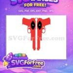 Free Red Pistols Free Deadpool Eyes Deadpool Cartoon Free SVG - Instant Download