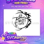 Free Sword Wielding Free Cartoon Muscular Deadpool Movie Free SVG - Instant Download