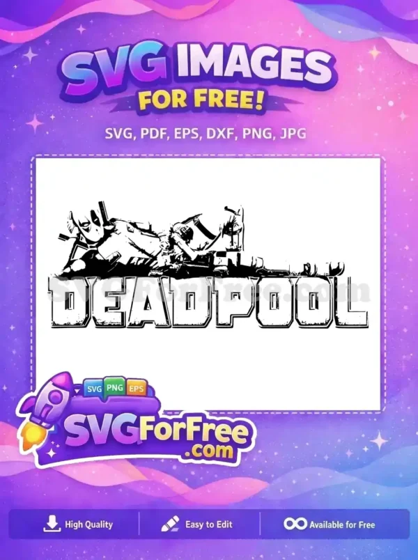 Free lounging mercenary pose Free iconic mask katanas Deadpool Cartoon Free SVG Free lounging mercenary pose Free iconic mask katanas Deadpool Cartoon Free SVG