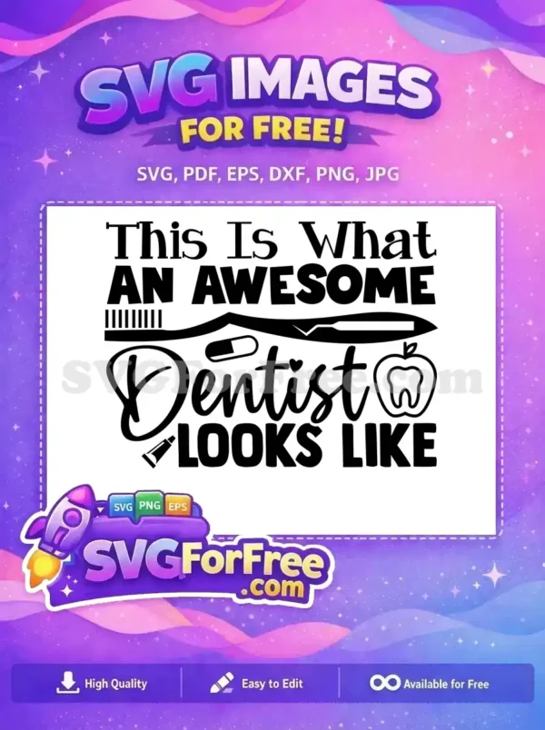 Free Awesome Free Dental Dentist Quotes SVG Free SVG