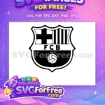 Free FCB Barcelona Logo Free Football Club Free SVG - Instant Download