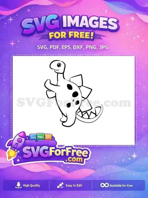 Free Cute Sparkling Eyes Free Spotted Stegosaurus Outline Dinosaur Free SVG Free Cute Sparkling Eyes Free Spotted Stegosaurus Outline Dinosaur Free SVG