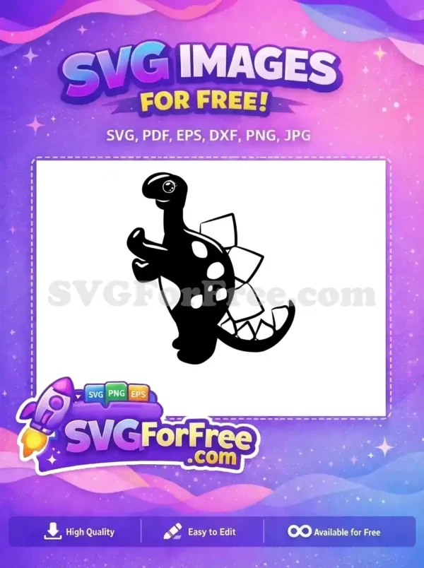 Free Cute Spotted Free Happy Spiky Dinosaur Free SVG Free Cute Spotted Free Happy Spiky Dinosaur Free SVG