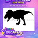 Free happy dino Free roaring green Cartoon Design Free SVG - Instant Download