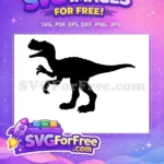 Free Roaring T-Rex Free Ferocious Dinosaur Jurassic Park Free SVG - Instant Download