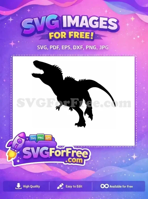 Free Roaring Green Free Happy Cartoon Dinosaur Free SVG