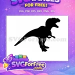 Free Happy Cartoon Dinosaur Free Cute Baby Dino Jurassic World Free SVG - Instant Download