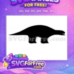 Free Friendly Dinosaur Free Cartoon Style Adventure Free SVG - Instant Download