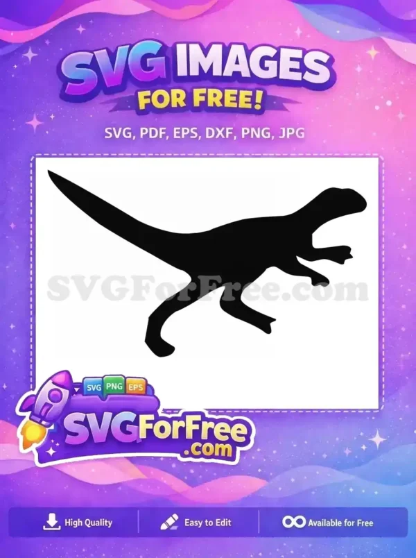 Free Black Silhouette Free Roaring Predator Jurassic Park Free SVG Free Black Silhouette Free Roaring Predator Jurassic Park Free SVG