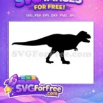 Free Angry Roaring Free Green Cartoon Dinosaur Free SVG - Instant Download