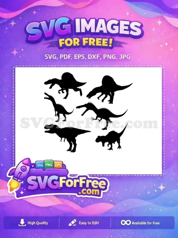 Free Ferocious Roaring Dinosaurs Free Prehistoric Creature Outlines Dinosaurs Quotes Free SVG
