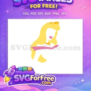 Free Blonde Princess Free Golden Crown Sleeping Beauty Free SVG