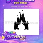 Free Cinderella Princess Gown Free Magical Castle Disney Free SVG - Instant Download