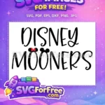 Free Minnie Red Bow Free Mooners Text Disney Free SVG - Instant Download