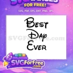 Free Beautiful Script Text Free Motivational Quote Disney Free SVG - Instant Download