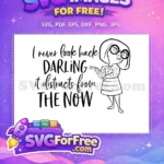 Free Edna Glasses Free Confident Expression Disney Incredibles Free SVG - Instant Download