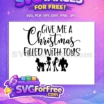 Free Christmas Toy Story Characters Free Black Silhouette Design Disney Free SVG - Instant Download