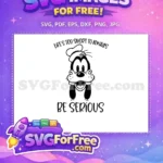 Free Happy Goofy Laughing Free Black Hat Outline Disney Free SVG - Instant Download