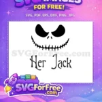 Free Spooky Jack Free Her Jack Nightmare Free SVG - Instant Download
