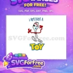 Free wide-eyed Forky Free red pipe cleaner arms Toy Story Free SVG - Instant Download