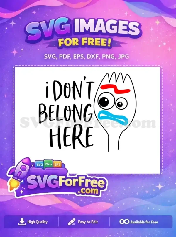 Free Confused Forky Red Free Blue Mouth Toy Story 4 Free SVG Free Confused Forky Red Free Blue Mouth Toy Story 4 Free SVG