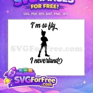 Free Confident Peter Pan Free Dagger Silhouette Disney Free SVG