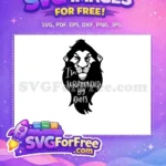 Free Angry Scar Silhouette Free Idiots Quote Lion King Disney Free SVG - Instant Download