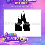 Free Jasmine Long Hair Free Castle Outline Aladdin Disney Free SVG - Instant Download