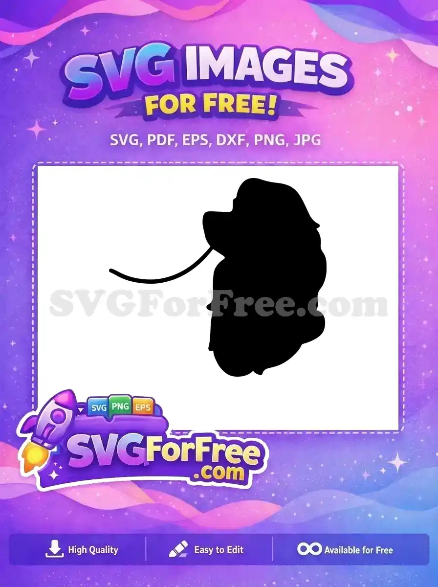 Free Leashed Free Elegant Lady and the Tramp Free SVG