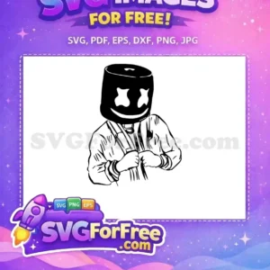 Free Black White Smiling Marshmello Free Suspenders Shirt DJ Marshmello Free SVG Free Black White Smiling Marshmello Free Suspenders Shirt DJ Marshmello Free SVG