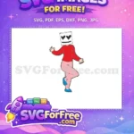 Free Heart Eyes Free Red Outfit DJ Marshmello Free SVG - Instant Download