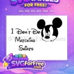 Free Mickey Mouse grumpy Free black white quote Disney Free SVG - Instant Download