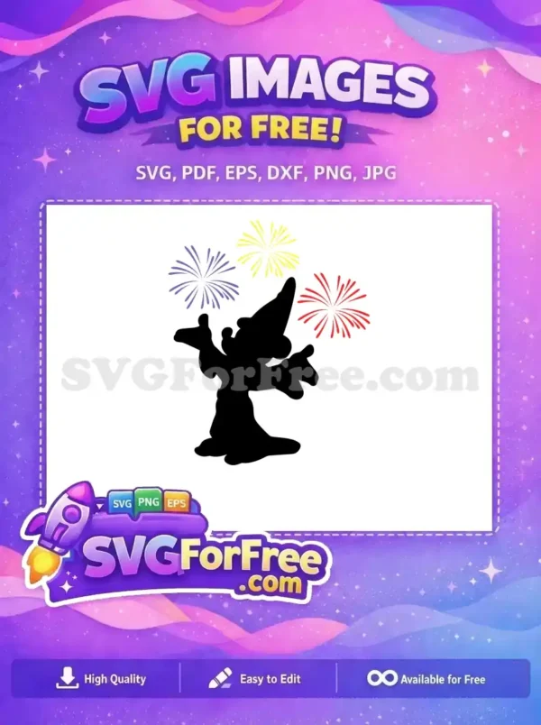 Free Sorcerer Mickey Silhouette Free Vibrant Fireworks Fantasia Disney Free SVG Free Sorcerer Mickey Silhouette Free Vibrant Fireworks Fantasia Disney Free SVG