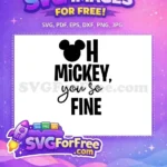 Free Mickey Ears Free Fine Quote Disney Mickey Free SVG - Instant Download