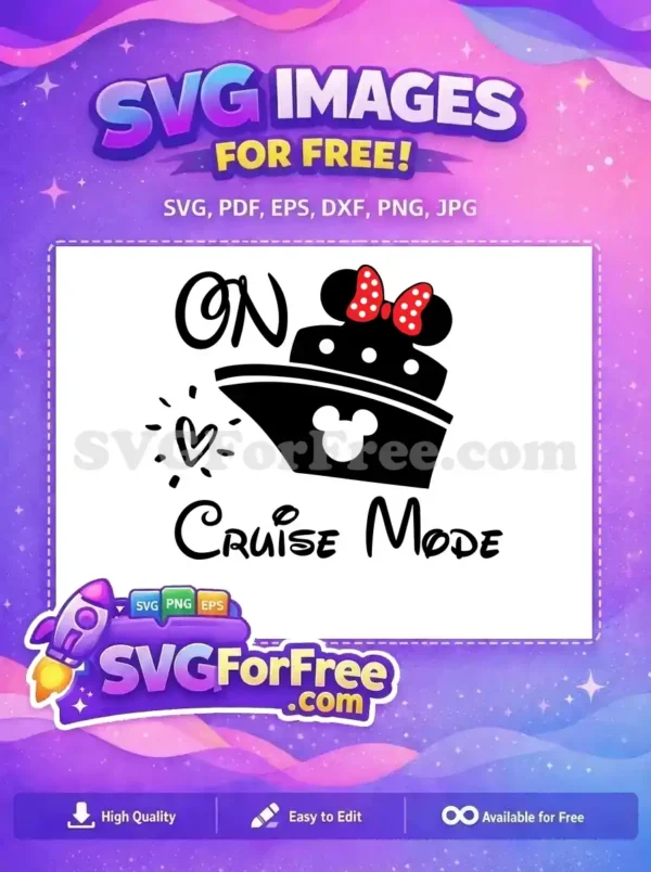 Free Minnie Red Polka Bow Free Mickey Cruise Ship Disney Free SVG Free Minnie Red Polka Bow Free Mickey Cruise Ship Disney Free SVG