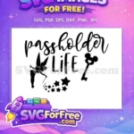Free Tinkerbell Magic Free Mickey Key Passholder Disney Free SVG - Instant Download