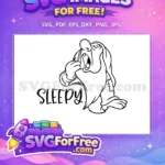 Free Yawning Face Free Sleepy Expression Seven Dwarfs Free SVG - Instant Download