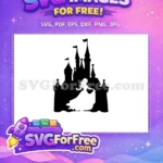 Free Snow White Free Castle Silhouette Disney Free SVG - Instant Download
