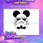 Free Black Ears Free Disney Stormtrooper Star Wars Free SVG - Instant Download