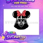 Free Minnie Mouse Ears Free Darth Vader Star Wars Free SVG - Instant Download