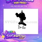 Free Cinderella Tiara Free I'm His Disney Princess Free SVG - Instant Download